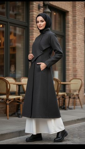 Multi-Style Wool Coat for Every Look