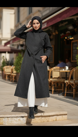 Multi-Style Wool Coat for Every Look