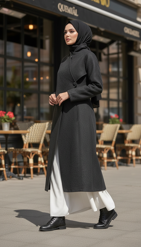 Multi-Style Wool Coat for Every Look