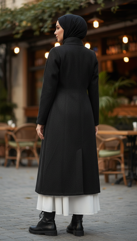 Multi-Style Wool Coat for Every Look