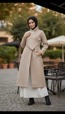 Multi-Style Wool Coat for Every Look