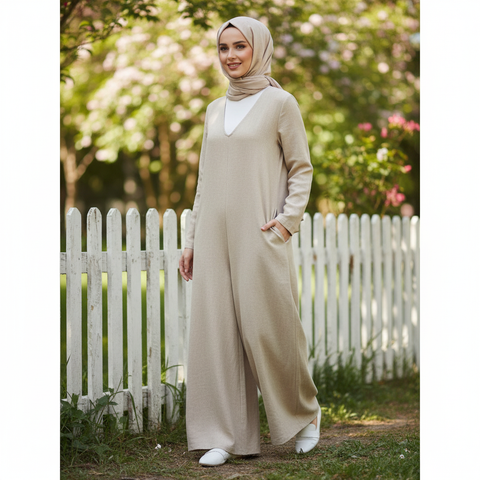 Oversized Jumpsuit – Effortless Comfort & Everyday Elegance| جامب