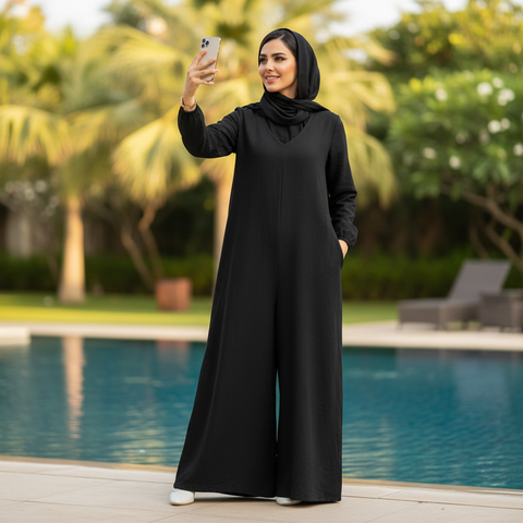 Oversized Jumpsuit – Effortless Comfort & Everyday Elegance| جامب