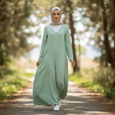 Oversized Jumpsuit – Effortless Comfort & Everyday Elegance| جامب