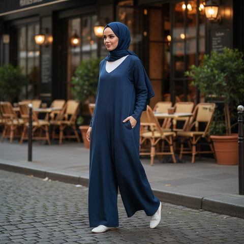 Oversized Jumpsuit – Effortless Comfort & Everyday Elegance| جامب