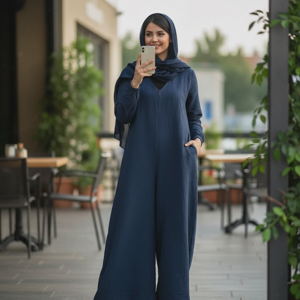 Oversized Jumpsuit – Effortless Comfort & Everyday Elegance| جامب